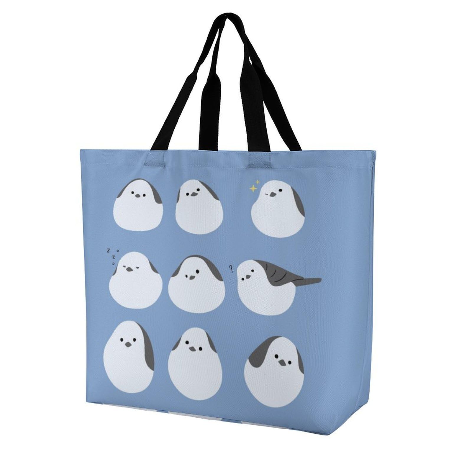 青い鳥のトートバッグ　ブライス　アウトフィット 鳥　文鳥　シマエナガ 青い鳥のトートバッグ ブライス アウトフィット 鳥 文鳥 シマエナガ